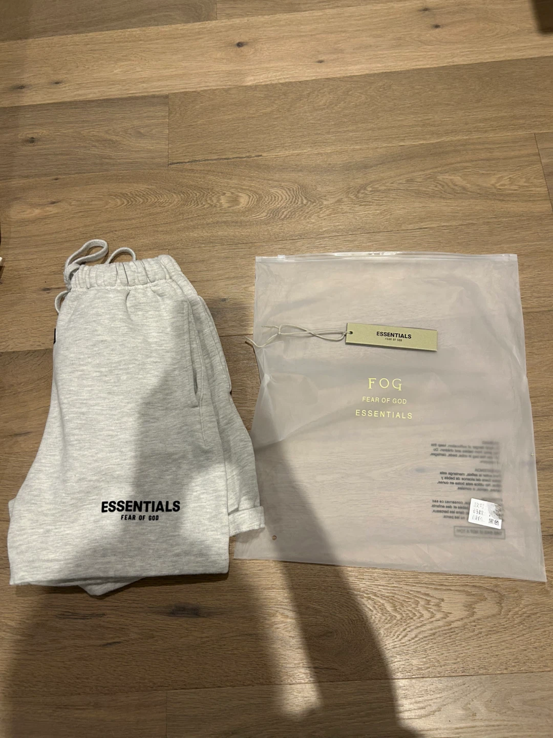 Fear of God Essentials Sweat Shorts - Grey, Size XS - photo 4