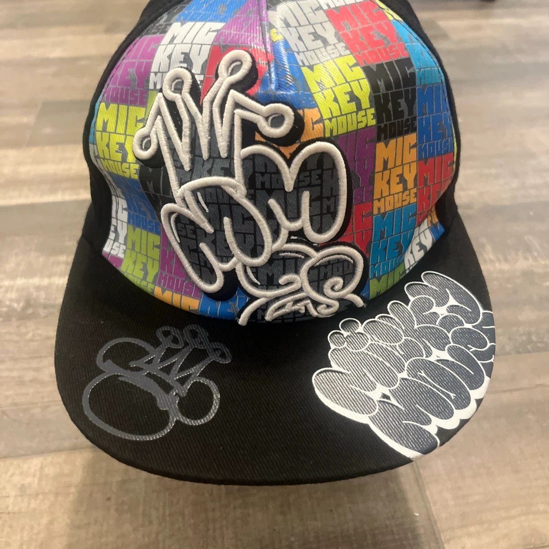 Mickey Mouse Disney Parks Graffiti Inspired Cap