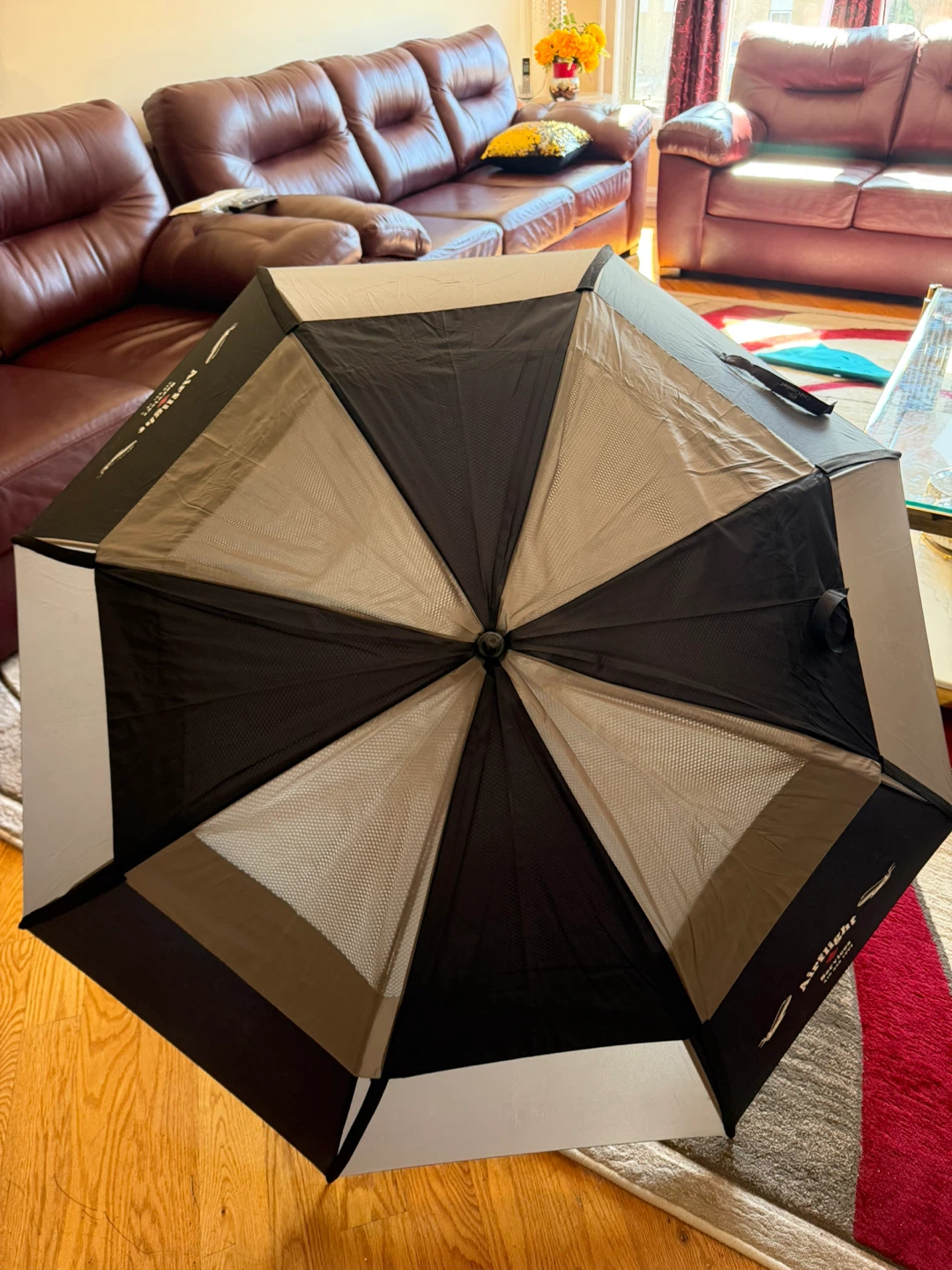 Airlight Golf Umbrella Black and Grey - photo 3
