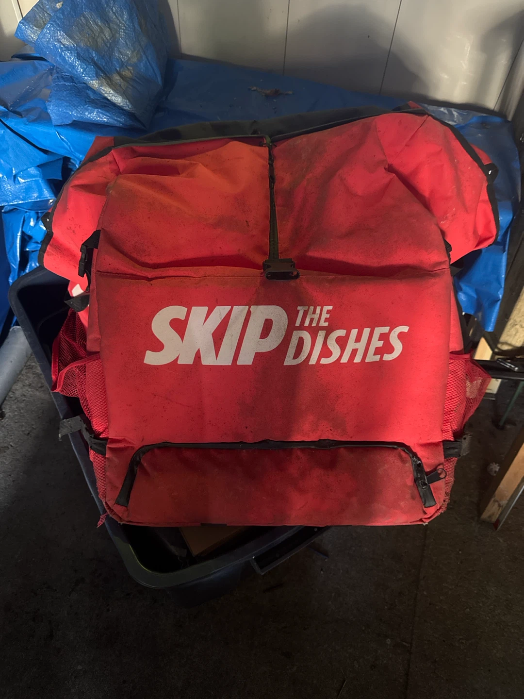Large food delivery insulated back pack