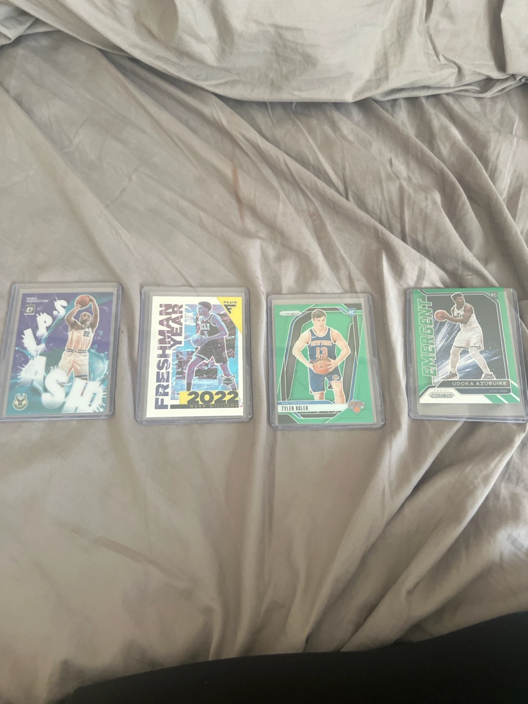 Lot of 4 Panini NBA Basketball Cards