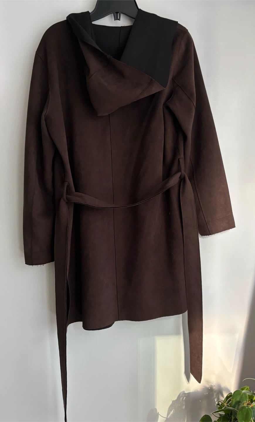 Zara Brown Hooded Fall Coat - photo 2