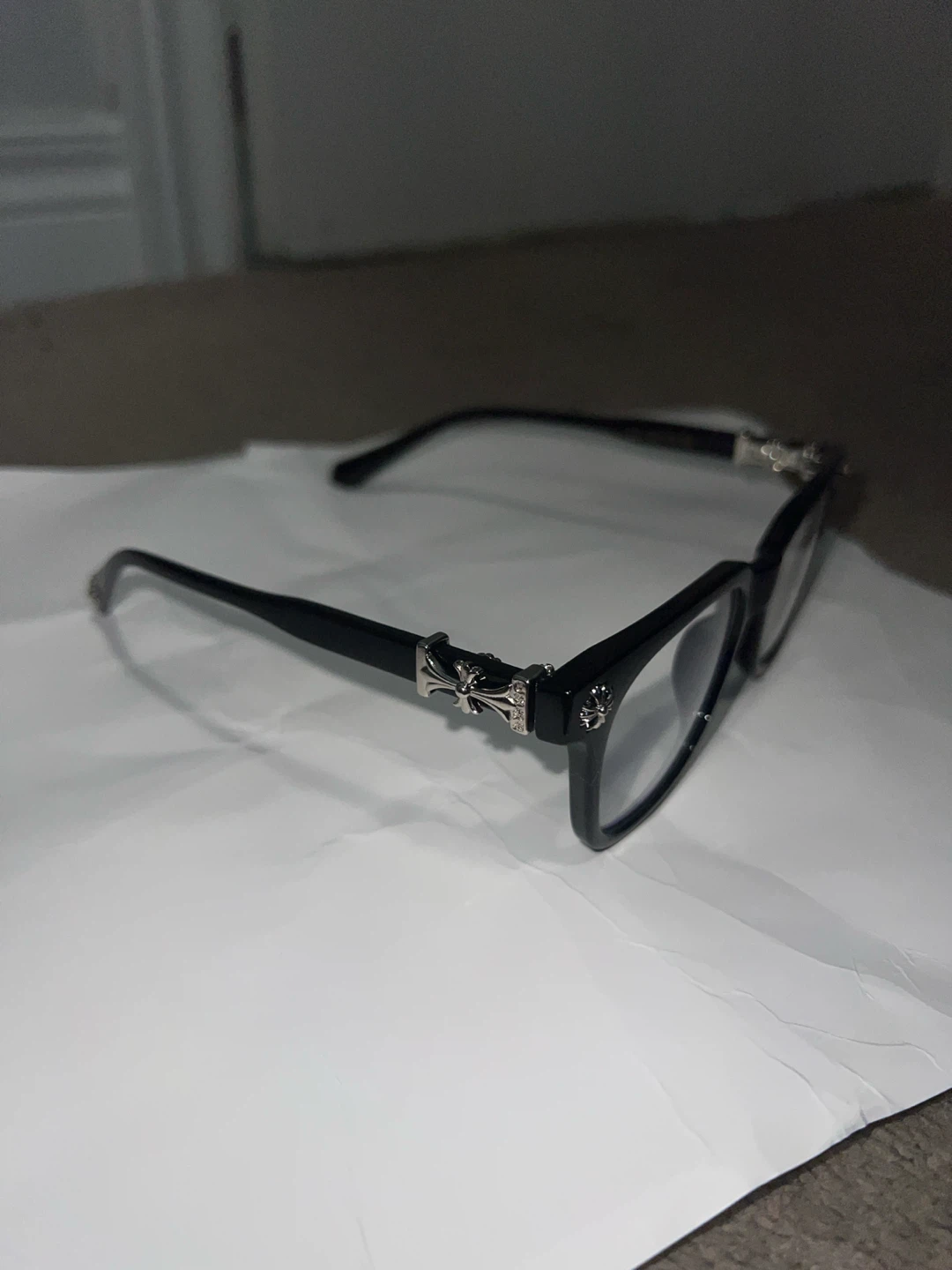 Chrome Hearts Black Glasses