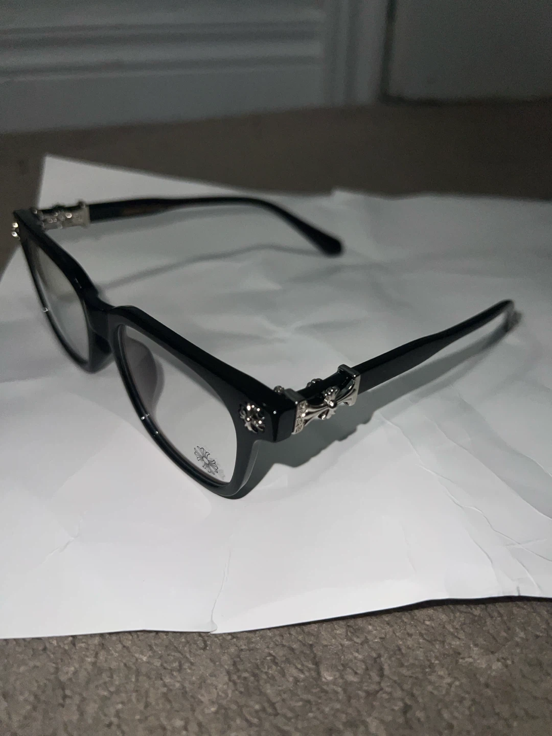 Chrome Hearts Black Glasses - photo 4