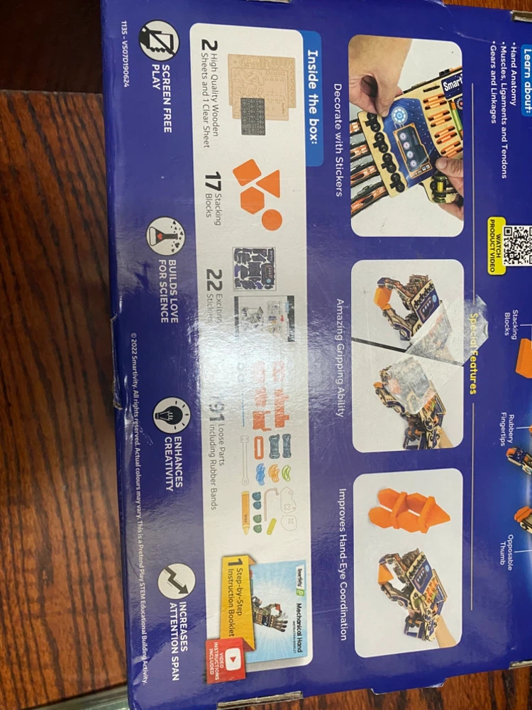 Smartivity Mechanical Hand STEM Building Kit - photo 5