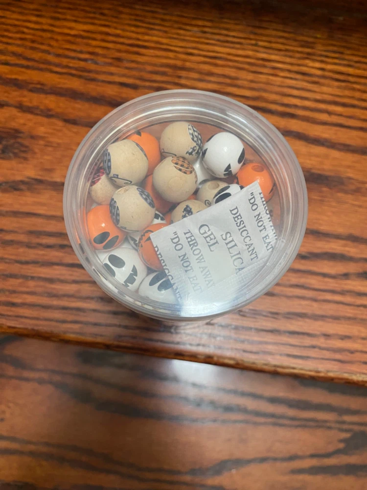 Halloween Wooden Craft Beads - photo 4