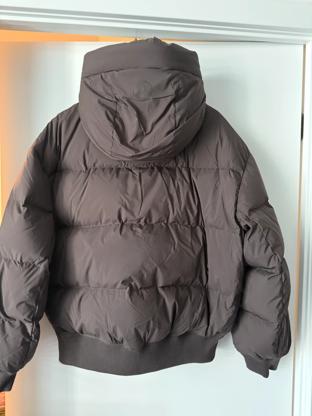 Lululemon Wunder Puff Bomber Hoodie Brown - photo 3