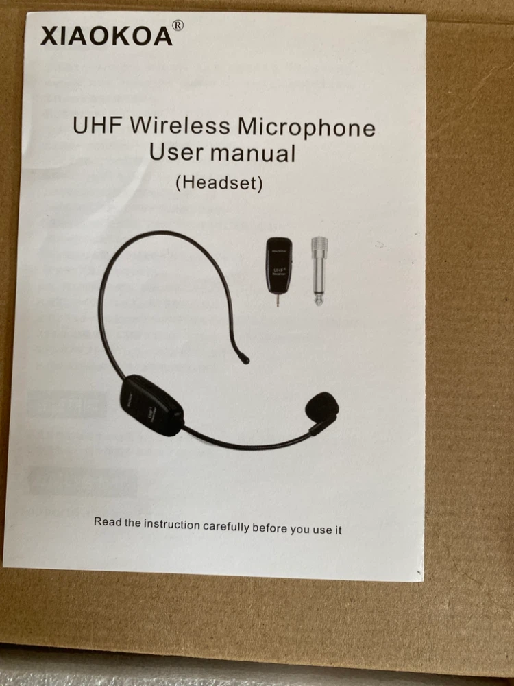 XIAOKOA UHF Wireless Microphone Headset System - photo 3