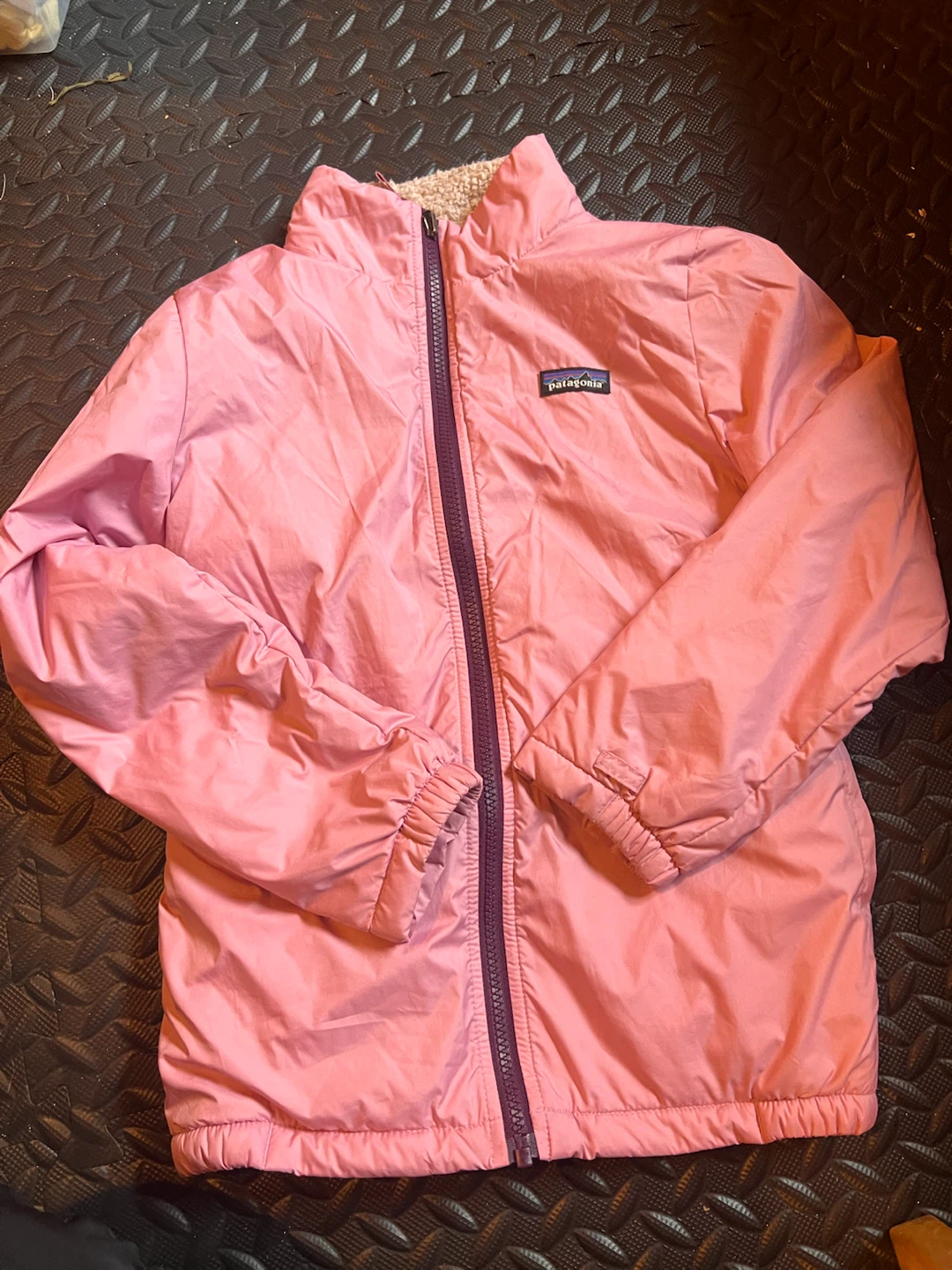 Patagonia Kids Pink Reversible Jacket