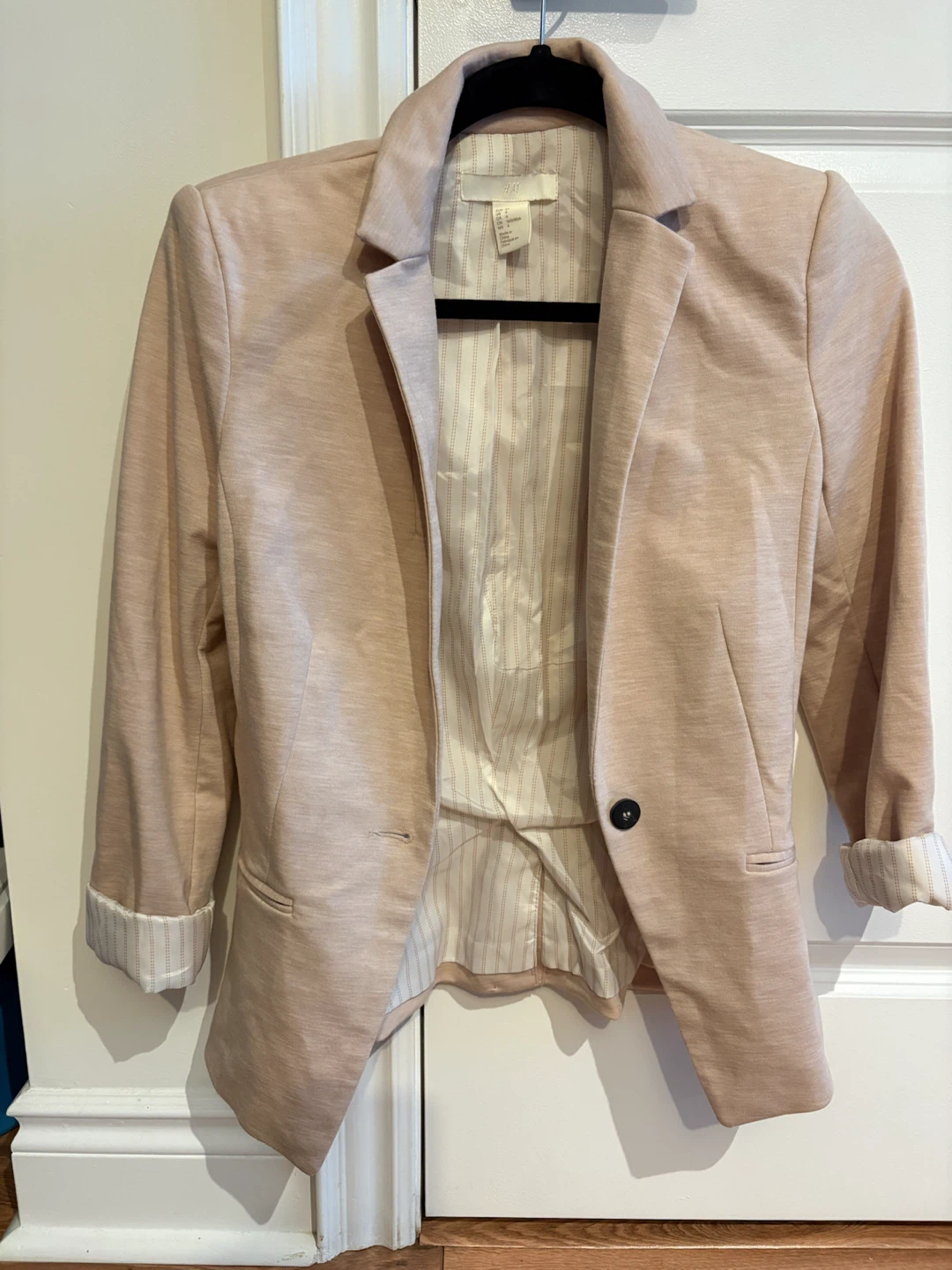 H&M Light Pink Blazer