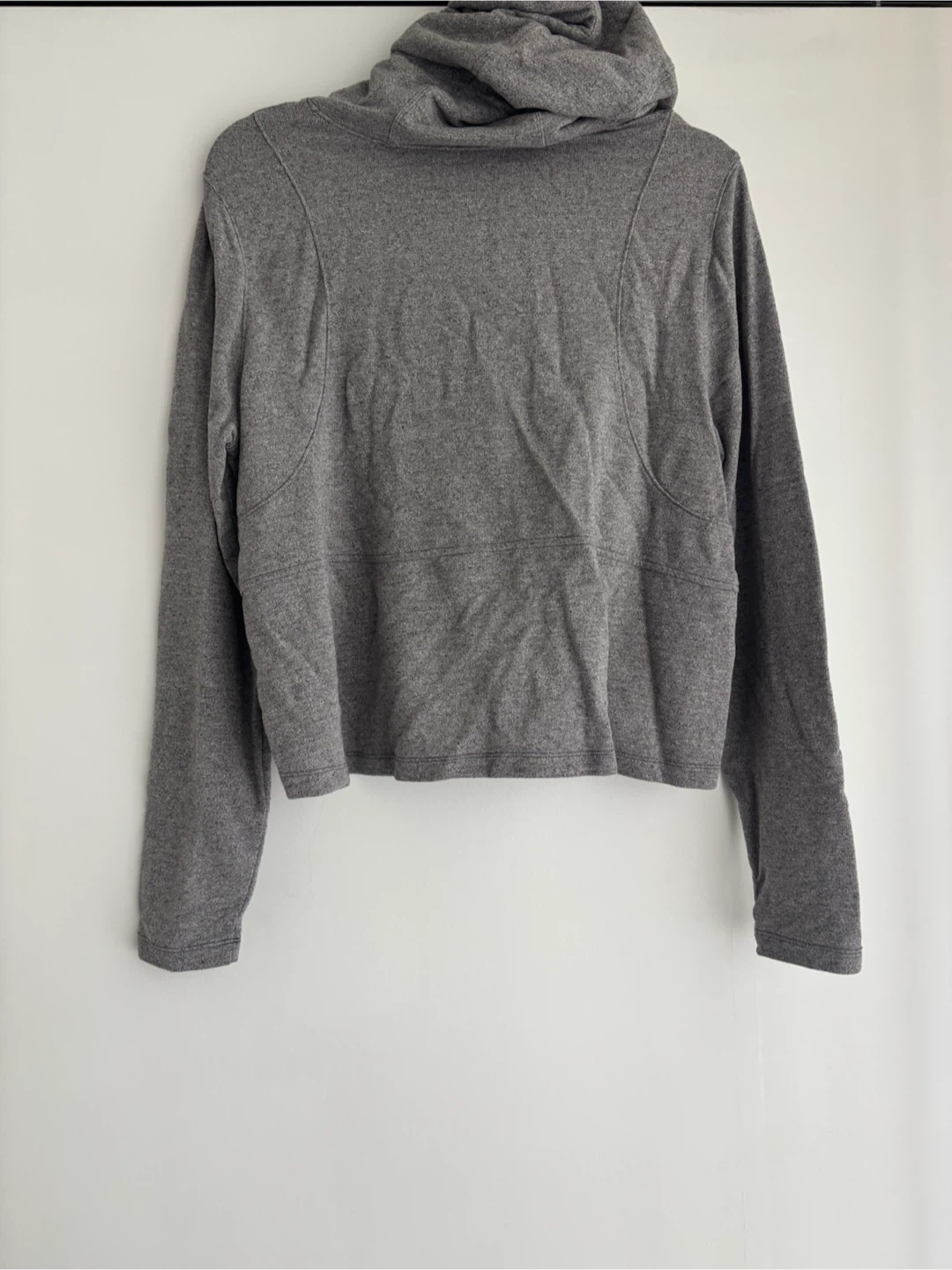 Under Armour Women’s Cropped High Neck Sweatshirt (Gray) - photo 4
