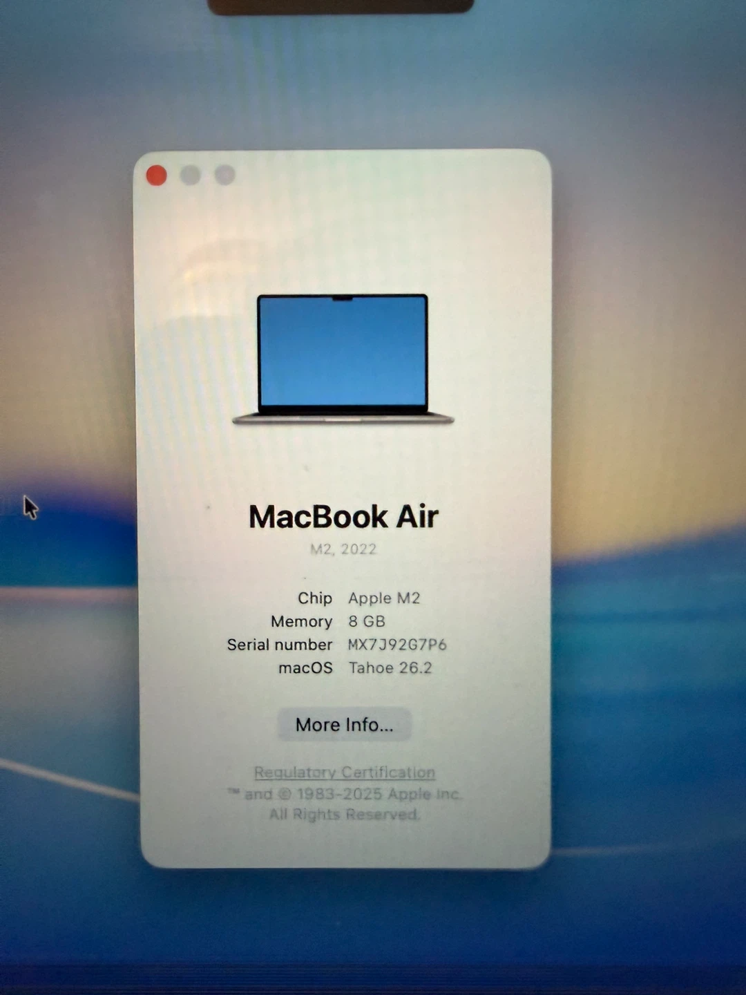 MacBook Air M2 2022 Fully Functional Cracked Screen - photo 2