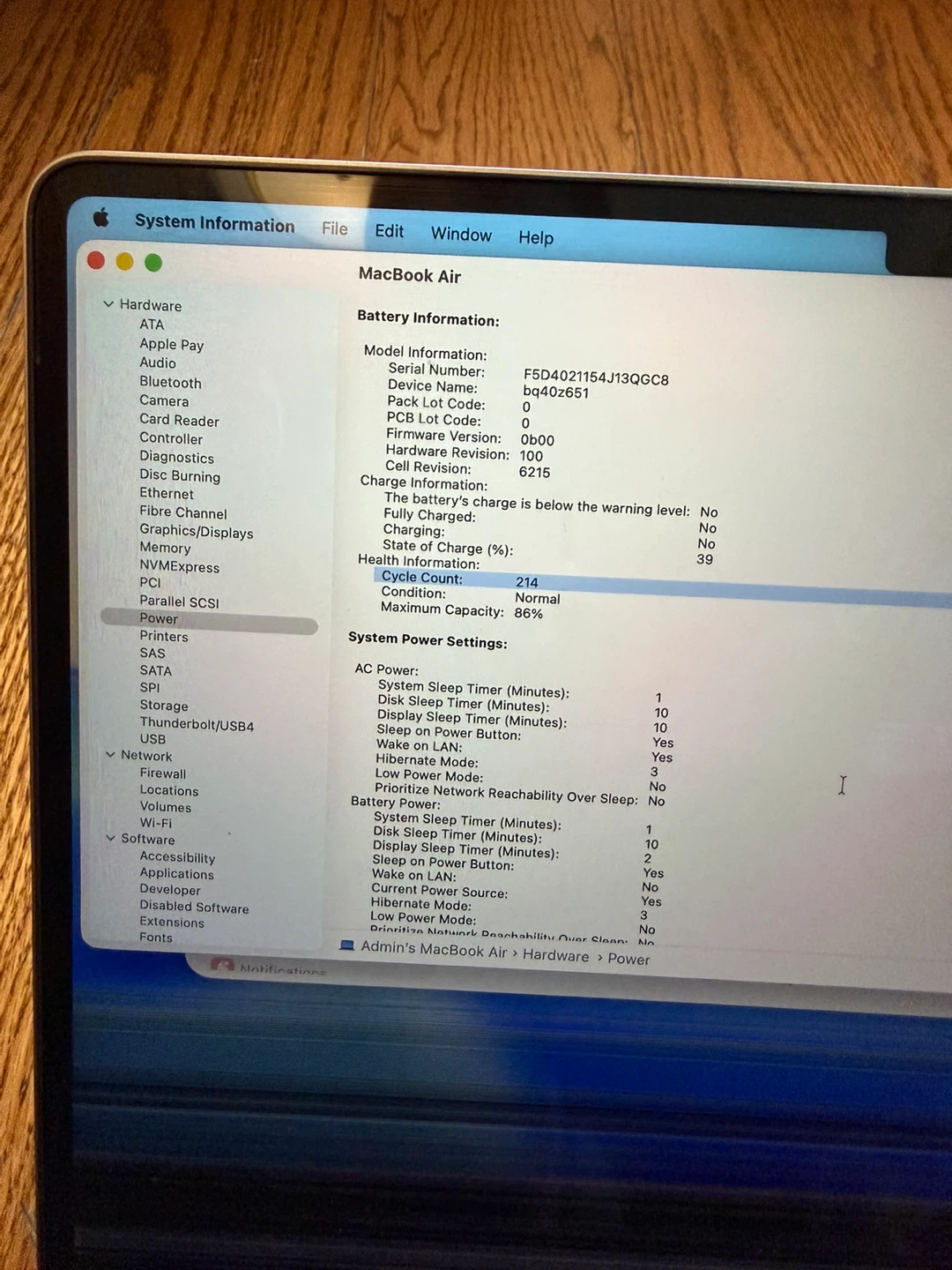 MacBook Air M2 2022 Fully Functional Cracked Screen - photo 4