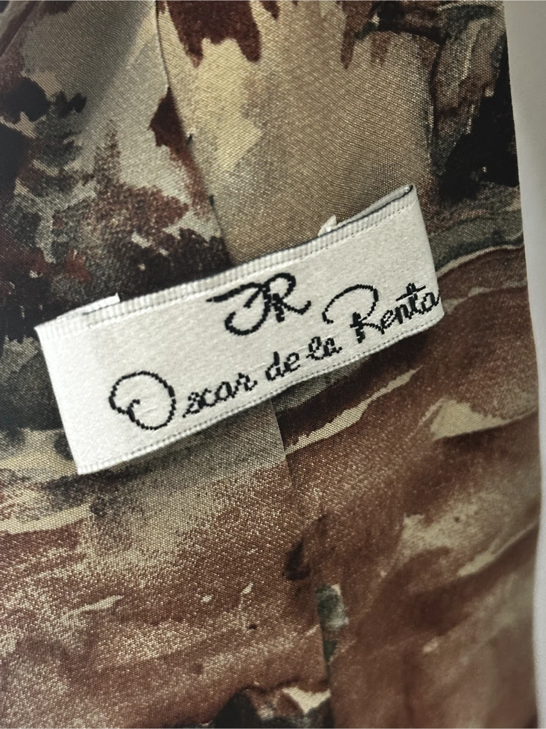 Vintage Oscar De Le Renta 100% Italian Silk Mallard Tie - photo 5