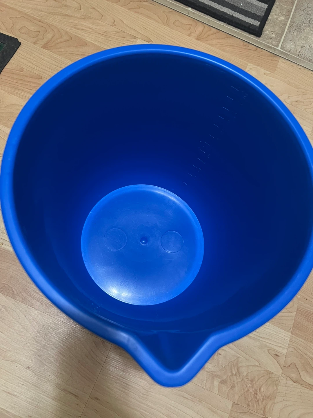 Blue Bucket and White Dish Drying Rack - photo 3