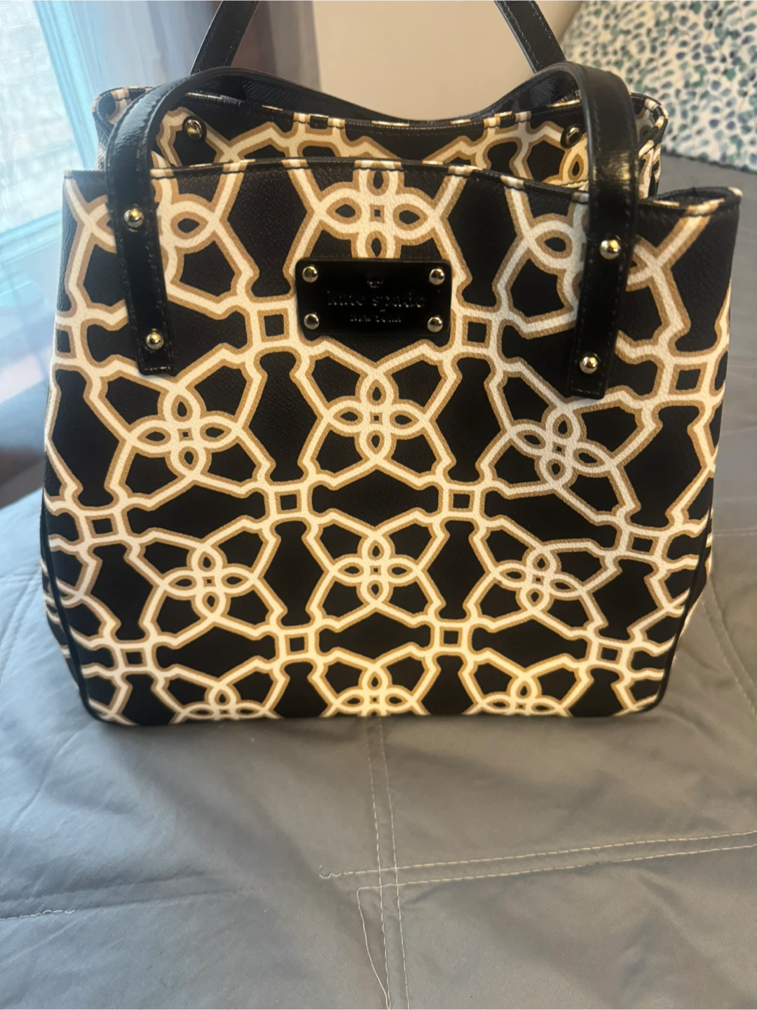 Kate Spade Geometric Tote Bag