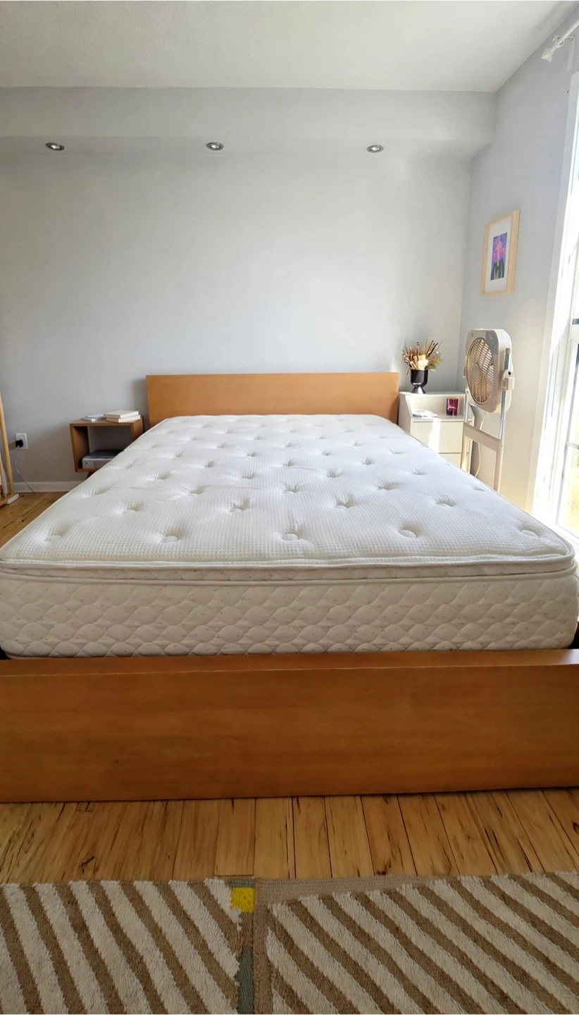 IKEA MALM Queen Bed Frame with Mattress - photo 2