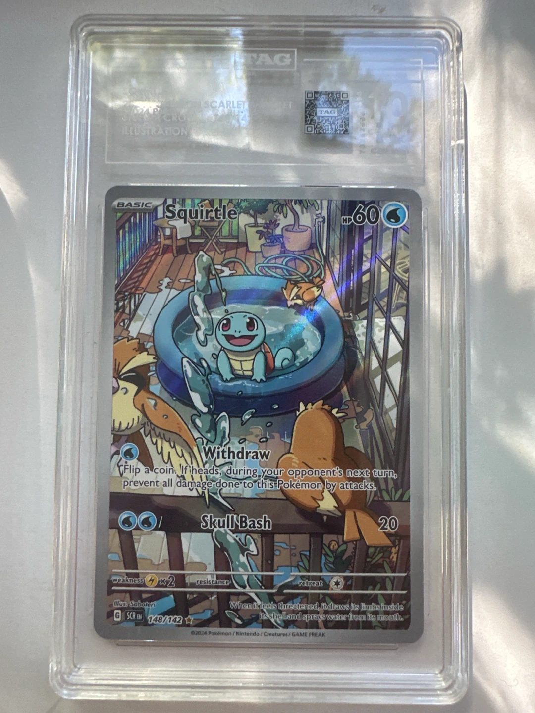 Squirtle 148/142 Illustration Rare Pokemon Card