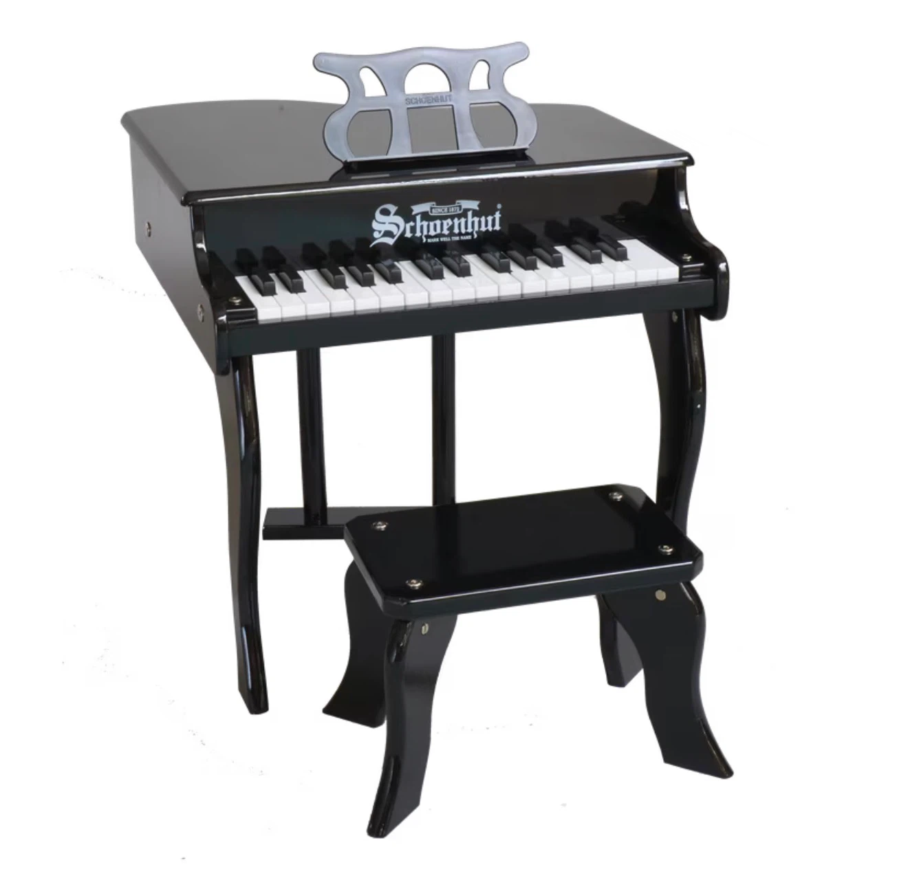 Schoenhut Toy Baby Grand Piano with Bench