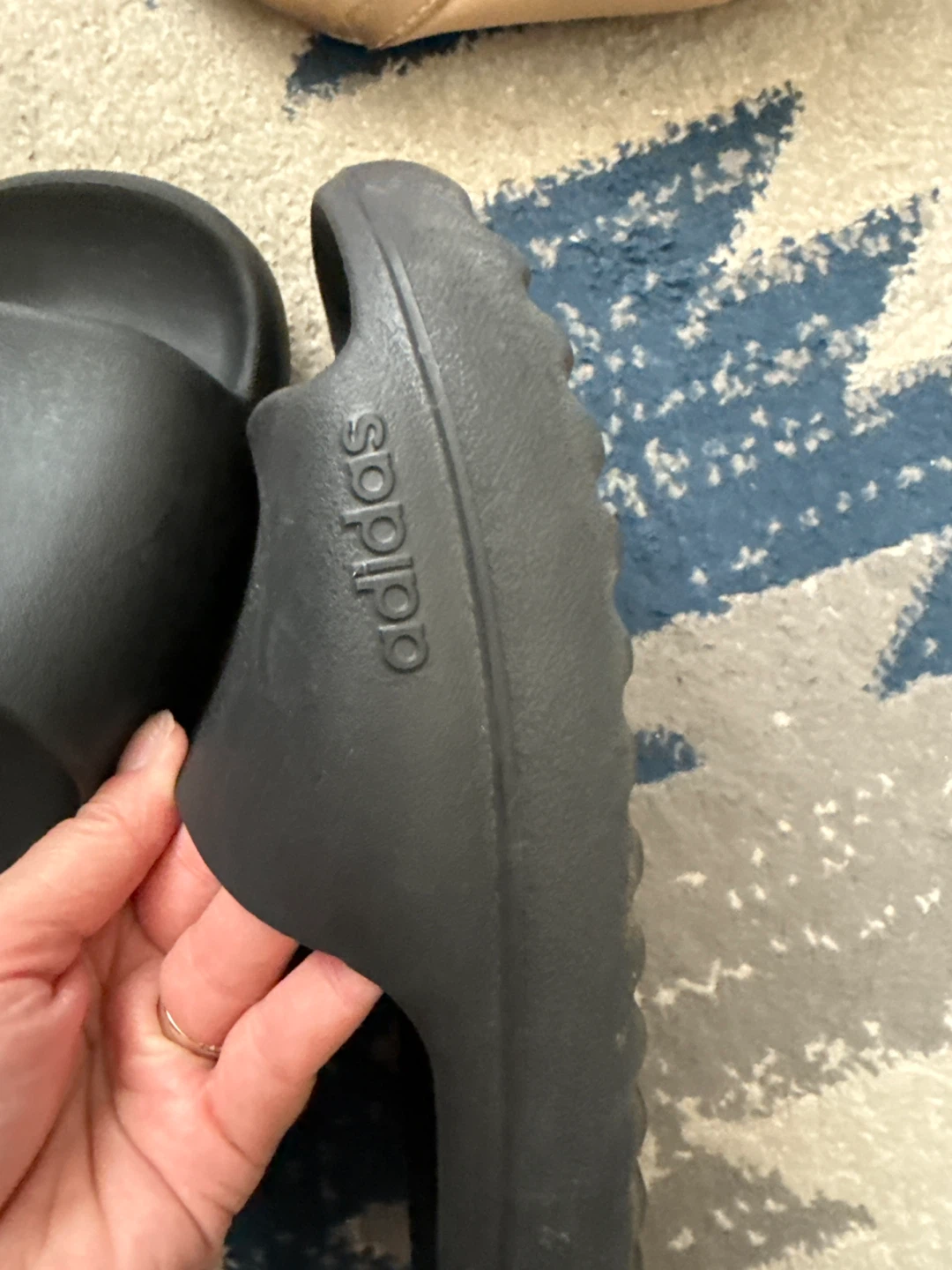 Black adidas Slides size 4 kids - photo 2