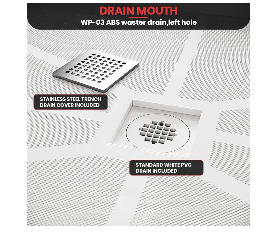 60x36 Single Threshold Shower Base - photo 4