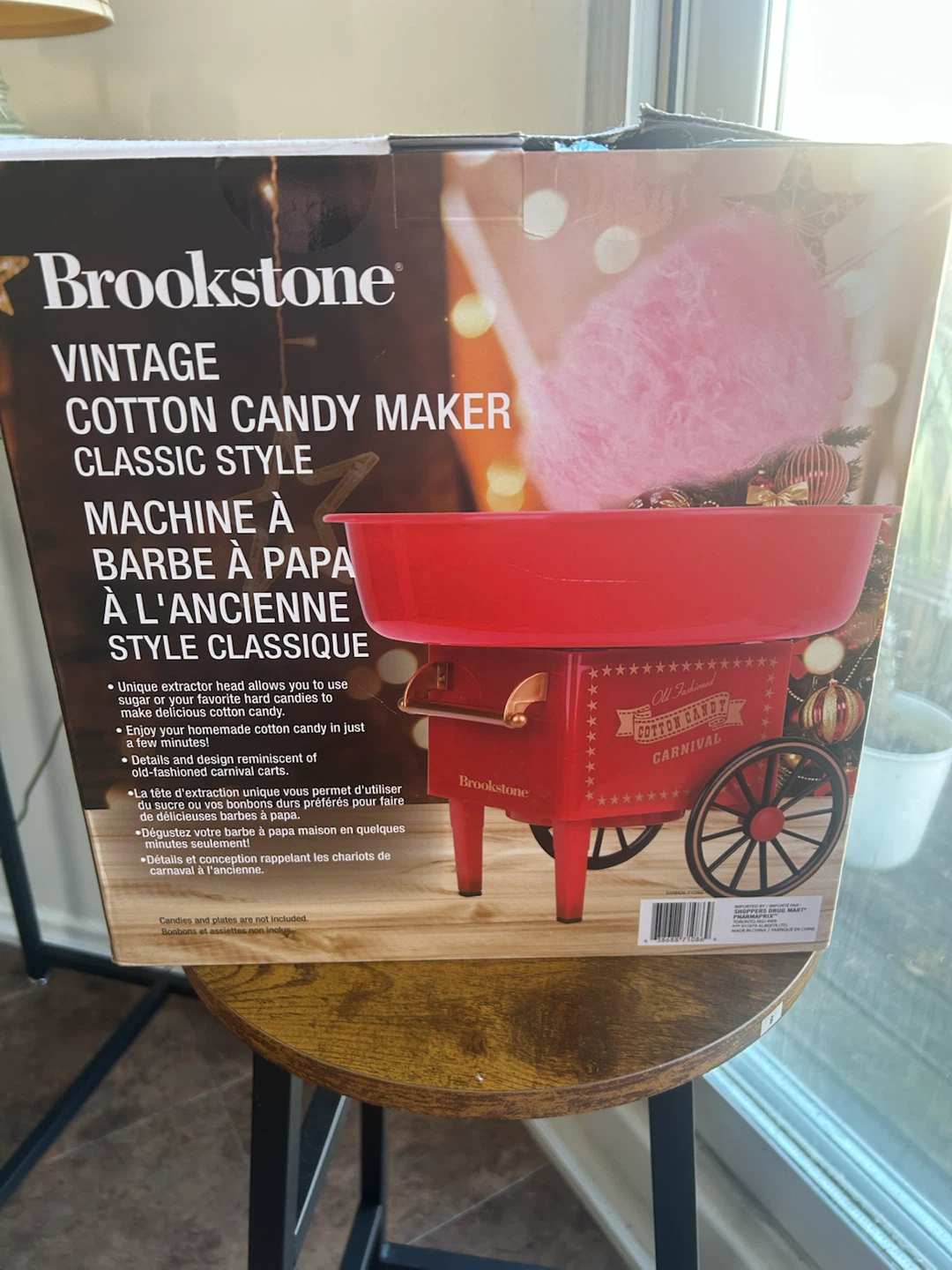 Brookstone Vintage Cotton Candy Maker