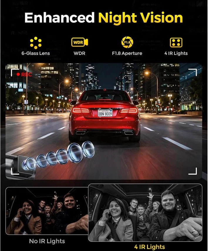 GKU C300 Triple Channel 4K Dash Cam - photo 4