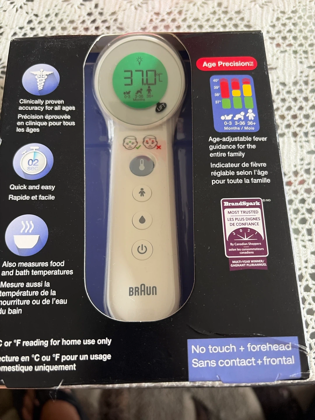Braun No Touch + Forehead Thermometer