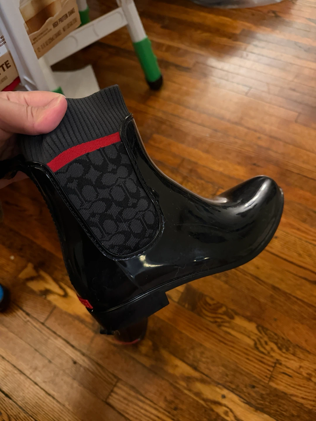 Coach Rain Boots Size 8B