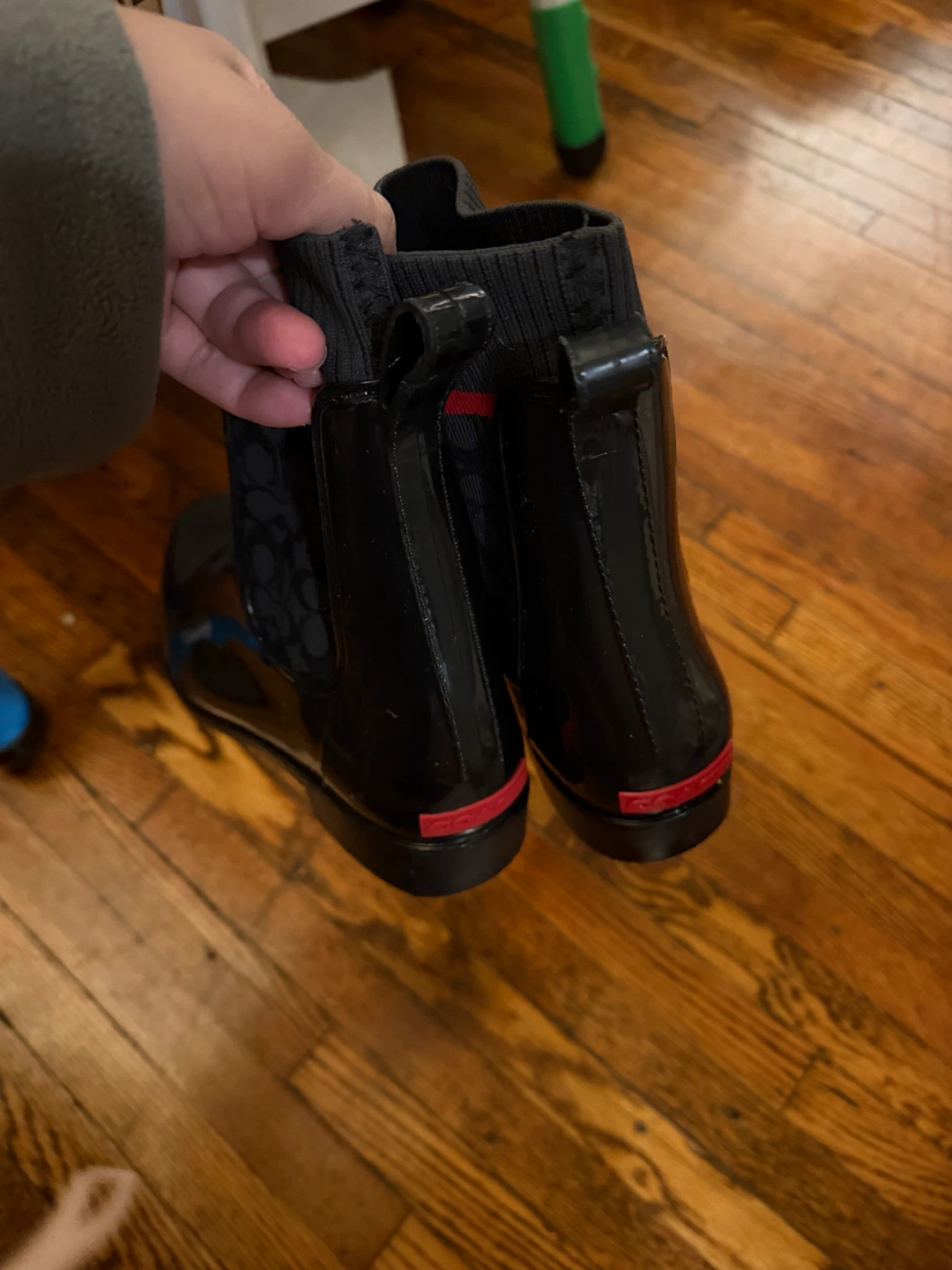 Coach Rain Boots Size 8B - photo 3
