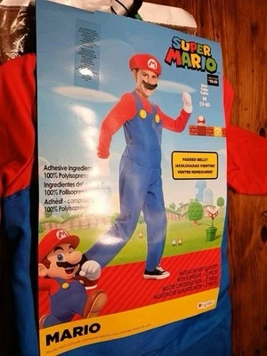 Super Mario Costume Size xl (kids age 12)