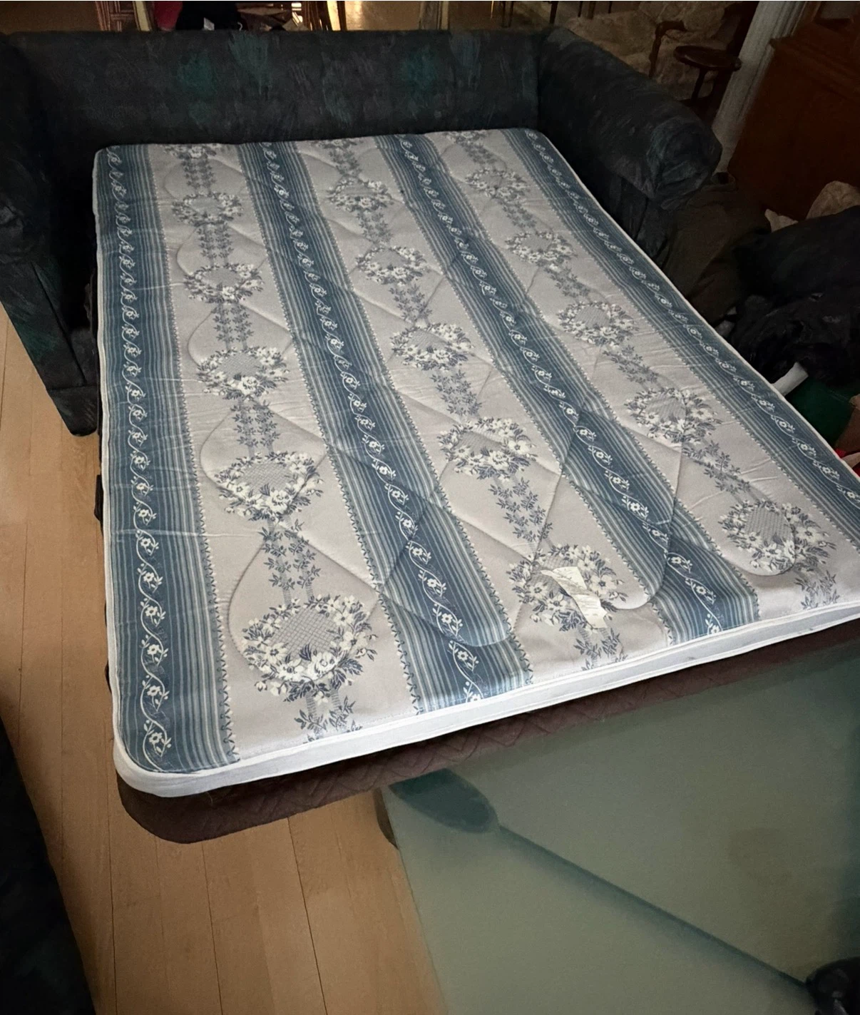 Sofa Bed Black & Teal Design - photo 4
