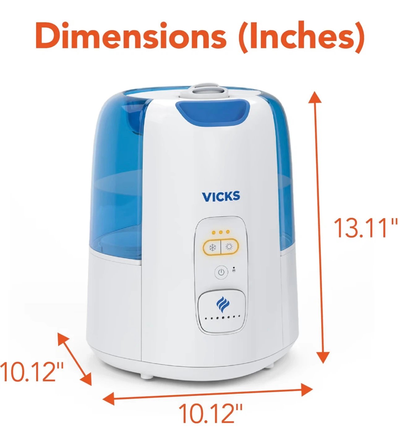Vicks DualComfort Cool + Warm Mist Humidifier - photo 2