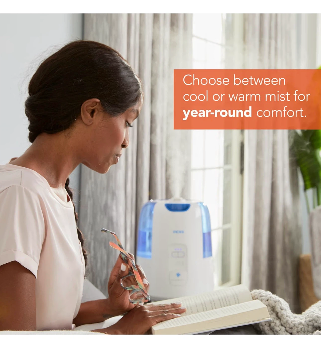 Vicks DualComfort Cool + Warm Mist Humidifier - photo 4