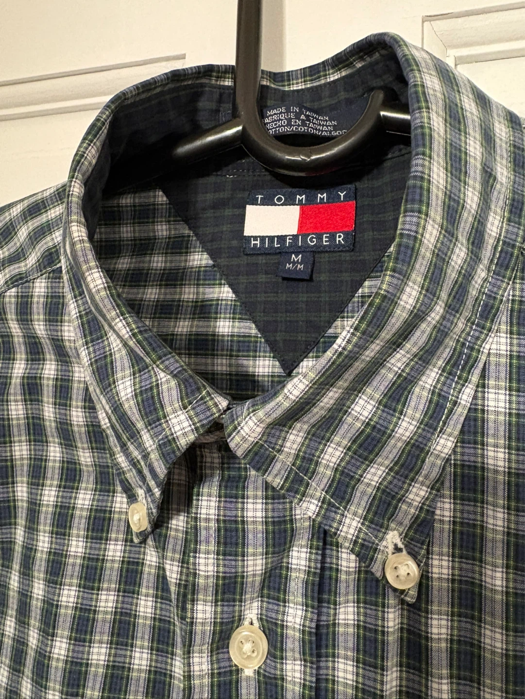 Tommy Hilfiger Men's Plaid Short Sleeve Shirt - photo 4