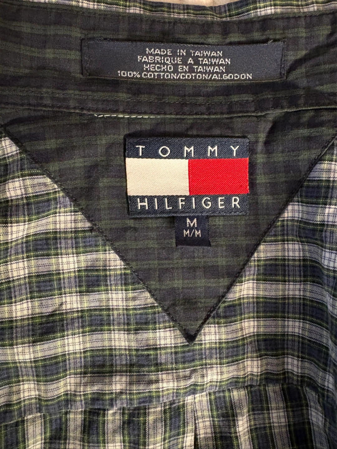 Tommy Hilfiger Men's Plaid Short Sleeve Shirt - photo 3