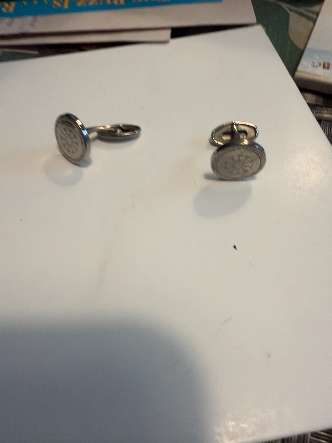Assorted Vintage Cufflinks and Tie Clip Set - photo 4