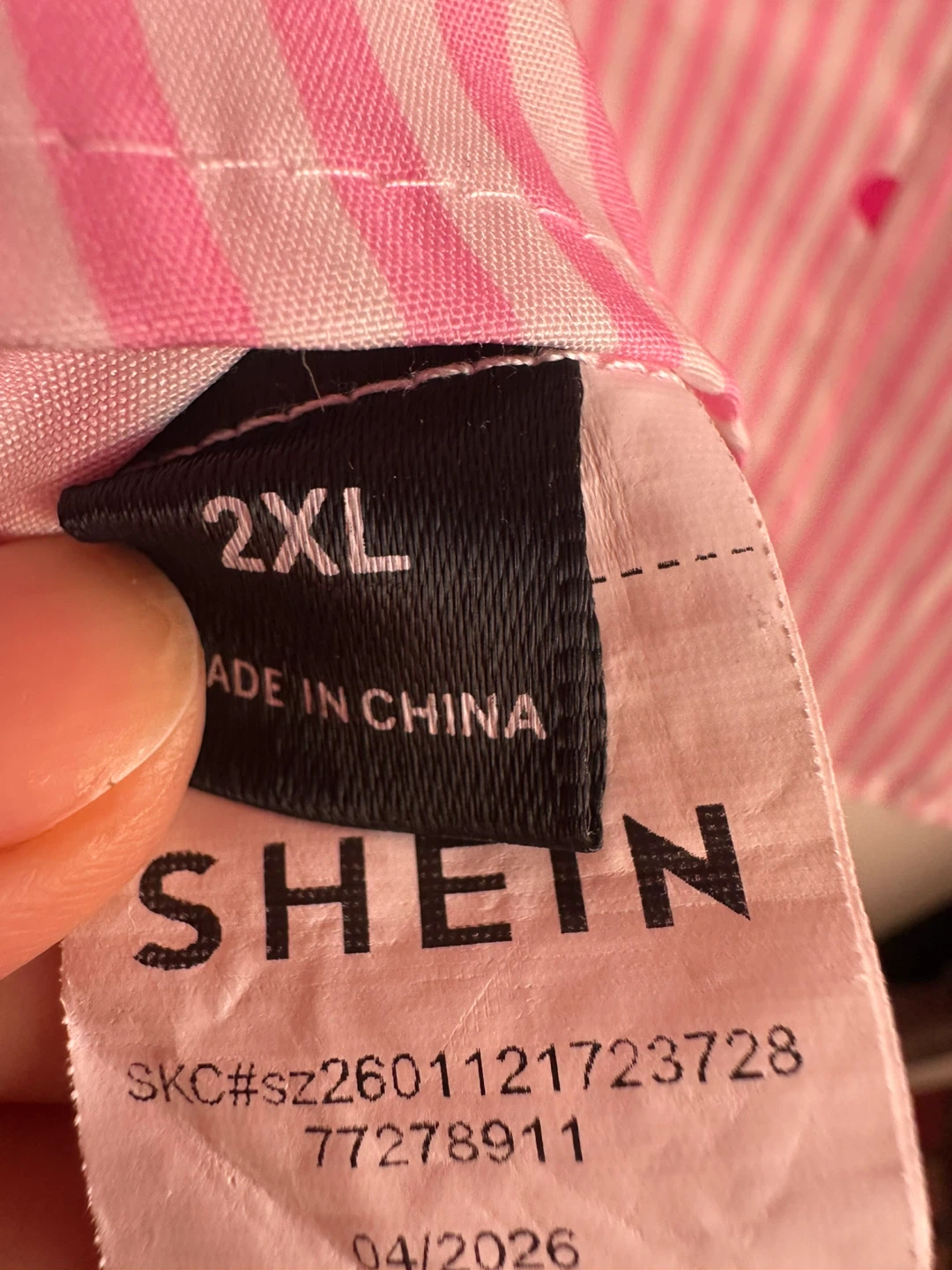 Shein Striped Heart Print Blouse - photo 3