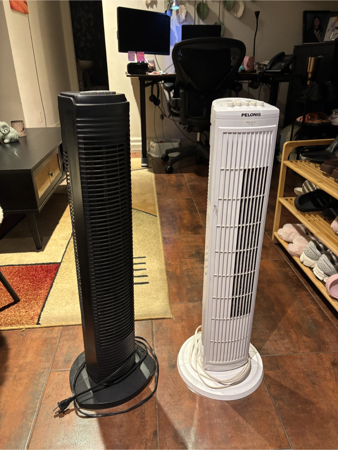 Sunbeam and Pelonis Tower Fans