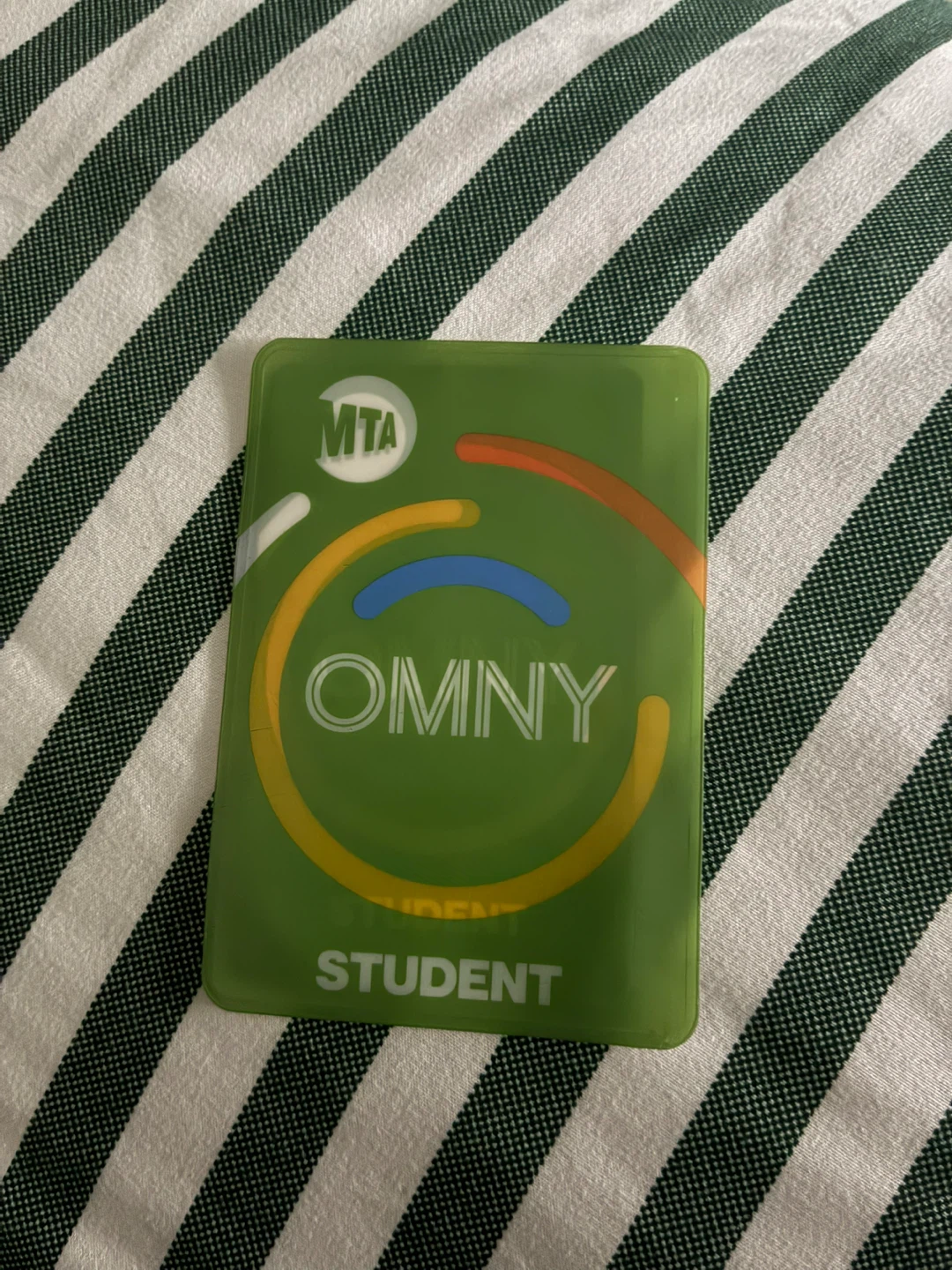 MTA OMNY Student Pass Card