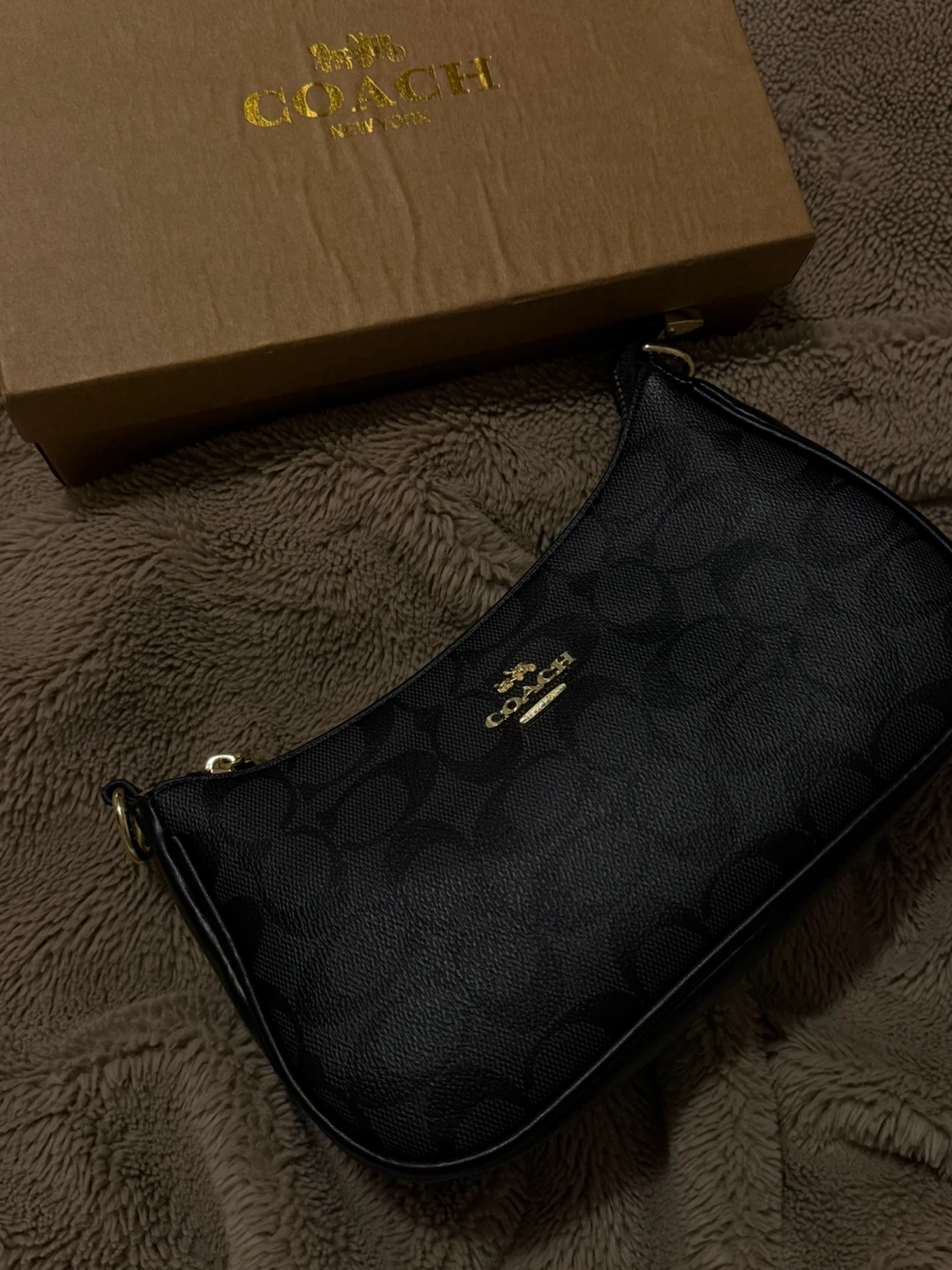 Black Coach Teri shoulder bag