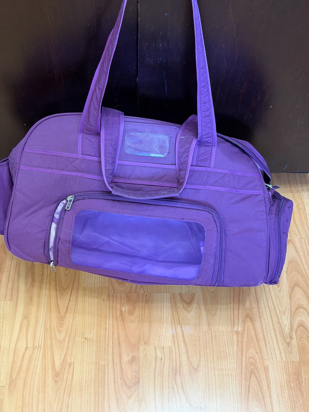 Lug purple travel bag with shoe compartment - photo 4