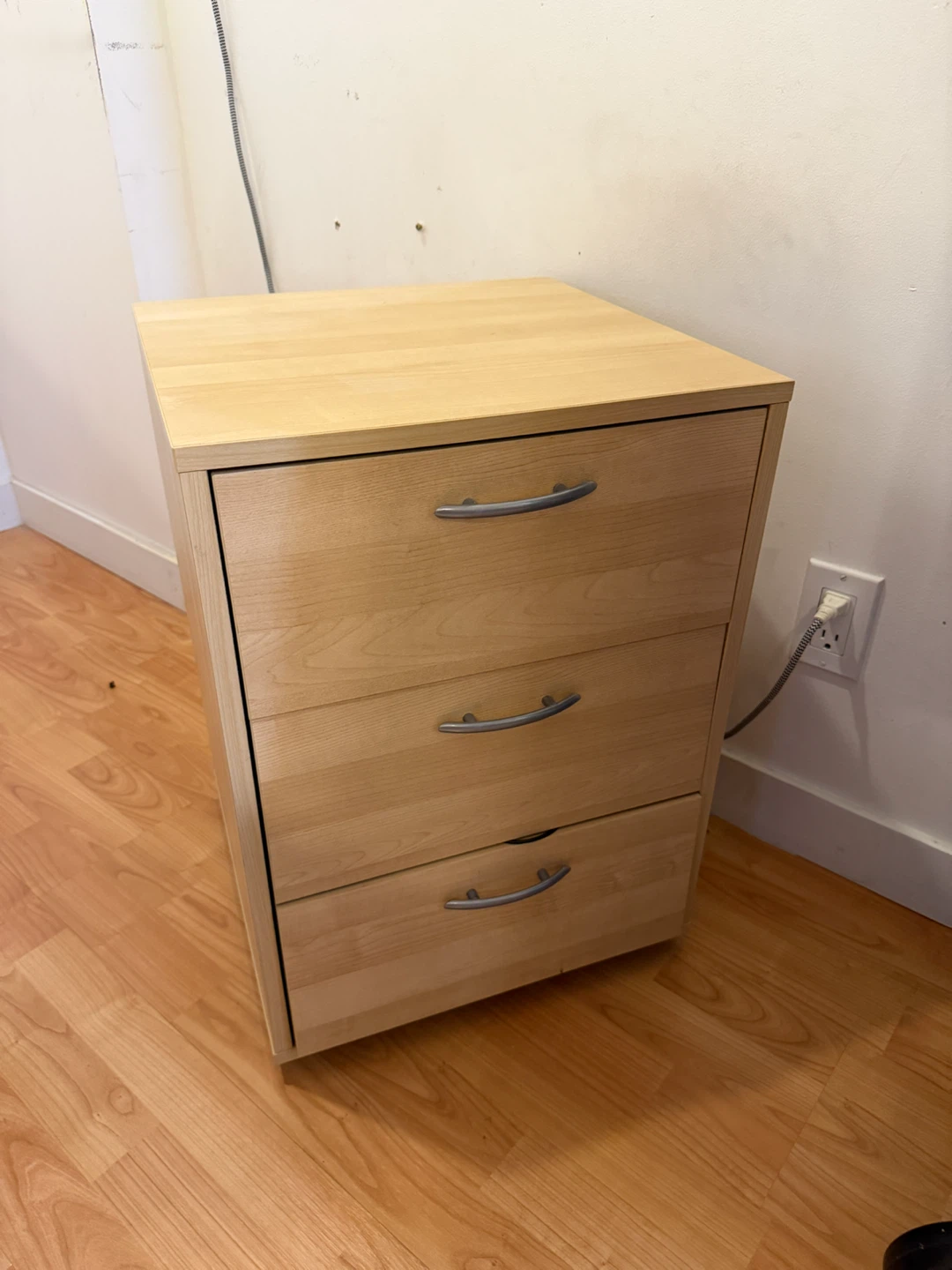 Light Wood 3-Drawer shelf