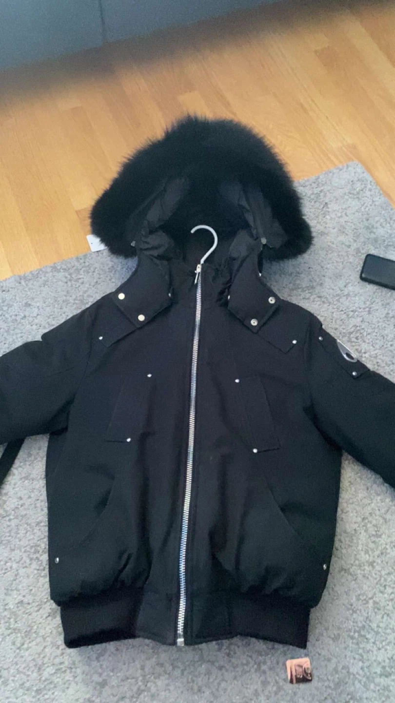 Moose Knuckles Black Bomber Jacket - photo 3