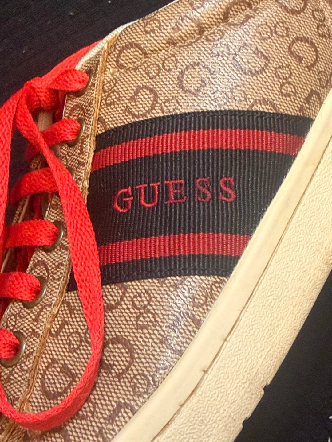 Guess Brown Monogram Sneakers - photo 2