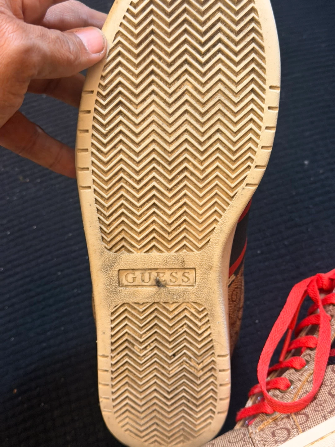 Guess Brown Monogram Sneakers - photo 4