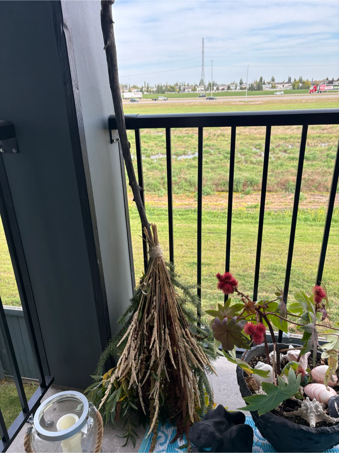 Handmade Decorative Dried Floral Witches Broom