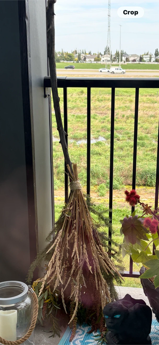 Handmade Decorative Dried Floral Witches Broom - photo 2