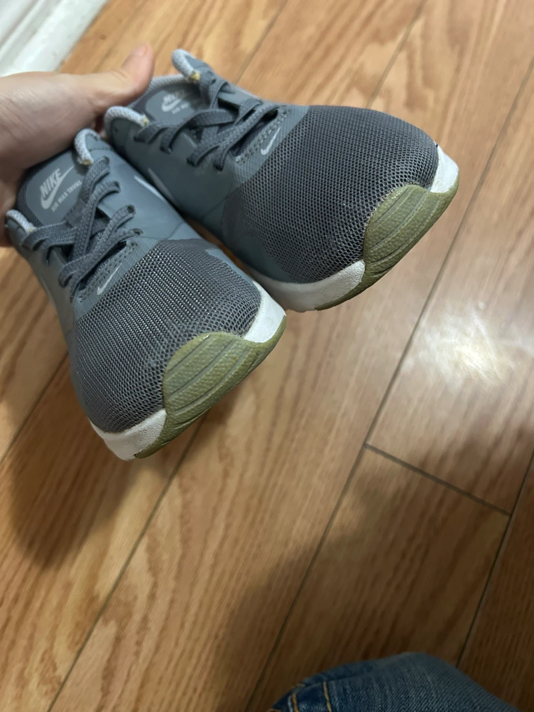 Size 13C Nike Air Max Tavas Grey Sneakers - photo 4