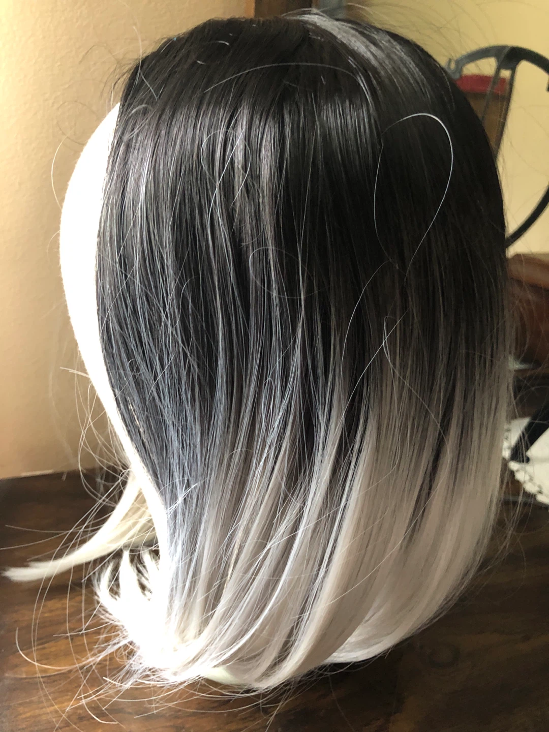 Black to Grey Ombre Bob Wig - photo 3
